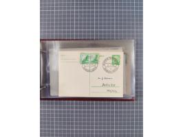 1936/39, Sammlung “DSP Deutsche Afrika-Linien/Hamburg-Afrika” mit ca. 65 Briefen, Karten und GSK, dabei viele verschiedene St