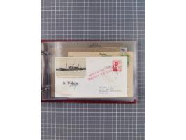 1936/39, Sammlung “DSP Deutsche Afrika-Linien/Hamburg-Afrika” mit ca. 65 Briefen, Karten und GSK, dabei viele verschiedene St