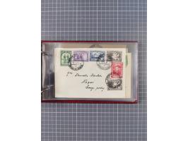 1936/39, Sammlung “DSP Deutsche Afrika-Linien/Hamburg-Afrika” mit ca. 65 Briefen, Karten und GSK, dabei viele verschiedene St