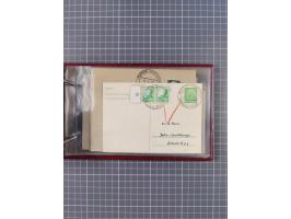 1936/39, Sammlung “DSP Deutsche Afrika-Linien/Hamburg-Afrika” mit ca. 65 Briefen, Karten und GSK, dabei viele verschiedene St