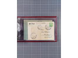 1936/39, Sammlung “DSP Deutsche Afrika-Linien/Hamburg-Afrika” mit ca. 65 Briefen, Karten und GSK, dabei viele verschiedene St