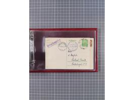 1936/39, Sammlung “DSP Deutsche Afrika-Linien/Hamburg-Afrika” mit ca. 65 Briefen, Karten und GSK, dabei viele verschiedene St