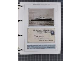 1933/39, Sammlung “DSP Hamburg-Amerika” (Westindien und Cuba-Mexiko) mit fast 50 Briefen, Karten und GSK, dabei Bedarfspost, 