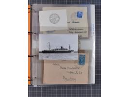 1933/39, Sammlung “DSP Hamburg-Amerika” (Westindien und Cuba-Mexiko) mit fast 50 Briefen, Karten und GSK, dabei Bedarfspost, 