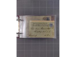 1891/1935 (ca.), umfangreiche Sammlung “DSP LINIE HAMBURG-SÜDAMERIKA I-LV” mit ca. 470 Briefen, Karten und GSK sowie wenigen 