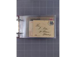 1891/1935 (ca.), umfangreiche Sammlung “DSP LINIE HAMBURG-SÜDAMERIKA I-LV” mit ca. 470 Briefen, Karten und GSK sowie wenigen 