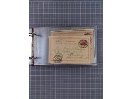 1891/1935 (ca.), umfangreiche Sammlung “DSP LINIE HAMBURG-SÜDAMERIKA I-LV” mit ca. 470 Briefen, Karten und GSK sowie wenigen 