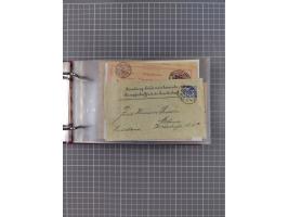 1891/1935 (ca.), umfangreiche Sammlung “DSP LINIE HAMBURG-SÜDAMERIKA I-LV” mit ca. 470 Briefen, Karten und GSK sowie wenigen 