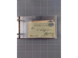 1891/1935 (ca.), umfangreiche Sammlung “DSP LINIE HAMBURG-SÜDAMERIKA I-LV” mit ca. 470 Briefen, Karten und GSK sowie wenigen 