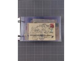 1891/1935 (ca.), umfangreiche Sammlung “DSP LINIE HAMBURG-SÜDAMERIKA I-LV” mit ca. 470 Briefen, Karten und GSK sowie wenigen 