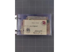 1891/1935 (ca.), umfangreiche Sammlung “DSP LINIE HAMBURG-SÜDAMERIKA I-LV” mit ca. 470 Briefen, Karten und GSK sowie wenigen 