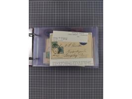 1891/1935 (ca.), umfangreiche Sammlung “DSP LINIE HAMBURG-SÜDAMERIKA I-LV” mit ca. 470 Briefen, Karten und GSK sowie wenigen 