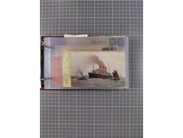 1891/1935 (ca.), umfangreiche Sammlung “DSP LINIE HAMBURG-SÜDAMERIKA I-LV” mit ca. 470 Briefen, Karten und GSK sowie wenigen 