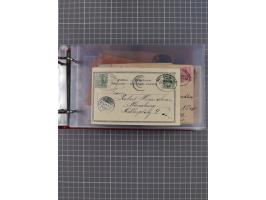 1891/1935 (ca.), umfangreiche Sammlung “DSP LINIE HAMBURG-SÜDAMERIKA I-LV” mit ca. 470 Briefen, Karten und GSK sowie wenigen 