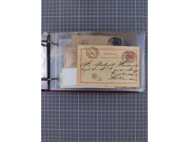 1891/1935 (ca.), umfangreiche Sammlung “DSP LINIE HAMBURG-SÜDAMERIKA I-LV” mit ca. 470 Briefen, Karten und GSK sowie wenigen 