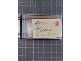 1891/1935 (ca.), umfangreiche Sammlung “DSP LINIE HAMBURG-SÜDAMERIKA I-LV” mit ca. 470 Briefen, Karten und GSK sowie wenigen 