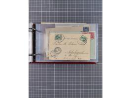 1891/1935 (ca.), umfangreiche Sammlung “DSP LINIE HAMBURG-SÜDAMERIKA I-LV” mit ca. 470 Briefen, Karten und GSK sowie wenigen 