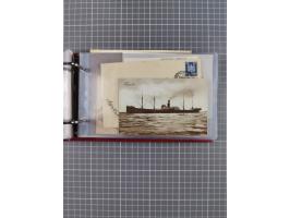 1891/1935 (ca.), umfangreiche Sammlung “DSP LINIE HAMBURG-SÜDAMERIKA I-LV” mit ca. 470 Briefen, Karten und GSK sowie wenigen 