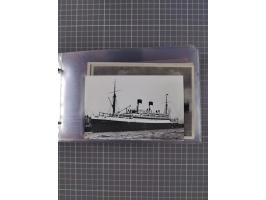 1925/35, kleine Sammlung Flaggenstempel “DSP HAMBURG-SÜDAMERIKA” mit ca. 90 Briefen, Karten und GSK, dabei u.a. zwei R-Briefe