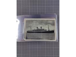 1925/35, kleine Sammlung Flaggenstempel “DSP HAMBURG-SÜDAMERIKA” mit ca. 90 Briefen, Karten und GSK, dabei u.a. zwei R-Briefe