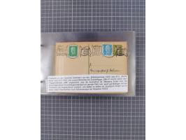 1925/35, kleine Sammlung Flaggenstempel “DSP HAMBURG-SÜDAMERIKA” mit ca. 90 Briefen, Karten und GSK, dabei u.a. zwei R-Briefe