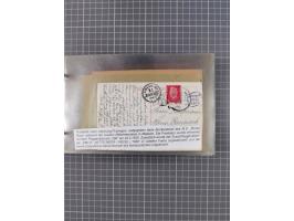 1925/35, kleine Sammlung Flaggenstempel “DSP HAMBURG-SÜDAMERIKA” mit ca. 90 Briefen, Karten und GSK, dabei u.a. zwei R-Briefe