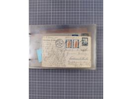 1925/35, kleine Sammlung Flaggenstempel “DSP HAMBURG-SÜDAMERIKA” mit ca. 90 Briefen, Karten und GSK, dabei u.a. zwei R-Briefe