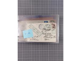 1925/35, kleine Sammlung Flaggenstempel “DSP HAMBURG-SÜDAMERIKA” mit ca. 90 Briefen, Karten und GSK, dabei u.a. zwei R-Briefe