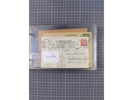 1925/35, kleine Sammlung Flaggenstempel “DSP HAMBURG-SÜDAMERIKA” mit ca. 90 Briefen, Karten und GSK, dabei u.a. zwei R-Briefe