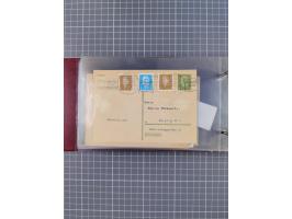 1925/35, kleine Sammlung Flaggenstempel “DSP HAMBURG-SÜDAMERIKA” mit ca. 90 Briefen, Karten und GSK, dabei u.a. zwei R-Briefe