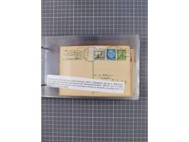 1925/35, kleine Sammlung Flaggenstempel “DSP HAMBURG-SÜDAMERIKA” mit ca. 90 Briefen, Karten und GSK, dabei u.a. zwei R-Briefe