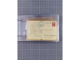 1925/35, kleine Sammlung Flaggenstempel “DSP HAMBURG-SÜDAMERIKA” mit ca. 90 Briefen, Karten und GSK, dabei u.a. zwei R-Briefe