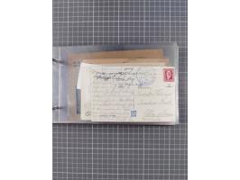 1925/35, kleine Sammlung Flaggenstempel “DSP HAMBURG-SÜDAMERIKA” mit ca. 90 Briefen, Karten und GSK, dabei u.a. zwei R-Briefe