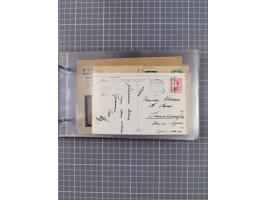 1925/35, kleine Sammlung Flaggenstempel “DSP HAMBURG-SÜDAMERIKA” mit ca. 90 Briefen, Karten und GSK, dabei u.a. zwei R-Briefe