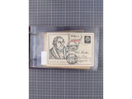 1925/35, kleine Sammlung Flaggenstempel “DSP HAMBURG-SÜDAMERIKA” mit ca. 90 Briefen, Karten und GSK, dabei u.a. zwei R-Briefe