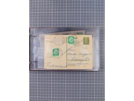 1925/35, kleine Sammlung Flaggenstempel “DSP HAMBURG-SÜDAMERIKA” mit ca. 90 Briefen, Karten und GSK, dabei u.a. zwei R-Briefe