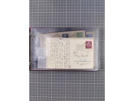 1925/35, kleine Sammlung Flaggenstempel “DSP HAMBURG-SÜDAMERIKA” mit ca. 90 Briefen, Karten und GSK, dabei u.a. zwei R-Briefe