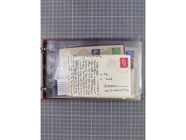 1925/35, kleine Sammlung Flaggenstempel “DSP HAMBURG-SÜDAMERIKA” mit ca. 90 Briefen, Karten und GSK, dabei u.a. zwei R-Briefe