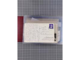 1925/35, kleine Sammlung Flaggenstempel “DSP HAMBURG-SÜDAMERIKA” mit ca. 90 Briefen, Karten und GSK, dabei u.a. zwei R-Briefe