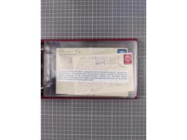 1925/35, kleine Sammlung Flaggenstempel “DSP HAMBURG-SÜDAMERIKA” mit ca. 90 Briefen, Karten und GSK, dabei u.a. zwei R-Briefe