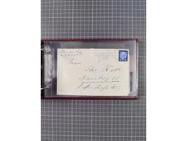 1925/35, kleine Sammlung Flaggenstempel “DSP HAMBURG-SÜDAMERIKA” mit ca. 90 Briefen, Karten und GSK, dabei u.a. zwei R-Briefe