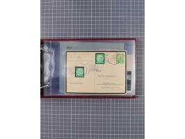 1925/35, kleine Sammlung Flaggenstempel “DSP HAMBURG-SÜDAMERIKA” mit ca. 90 Briefen, Karten und GSK, dabei u.a. zwei R-Briefe