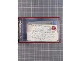 1925/35, kleine Sammlung Flaggenstempel “DSP HAMBURG-SÜDAMERIKA” mit ca. 90 Briefen, Karten und GSK, dabei u.a. zwei R-Briefe