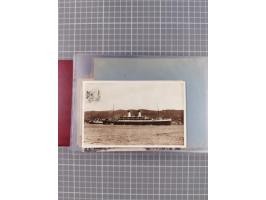 1925/35, kleine Sammlung Flaggenstempel “DSP HAMBURG-SÜDAMERIKA” mit ca. 90 Briefen, Karten und GSK, dabei u.a. zwei R-Briefe