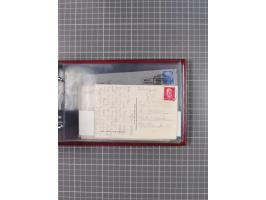 1925/35, kleine Sammlung Flaggenstempel “DSP HAMBURG-SÜDAMERIKA” mit ca. 90 Briefen, Karten und GSK, dabei u.a. zwei R-Briefe