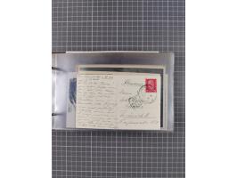 1925/35, kleine Sammlung Flaggenstempel “DSP HAMBURG-SÜDAMERIKA” mit ca. 90 Briefen, Karten und GSK, dabei u.a. zwei R-Briefe