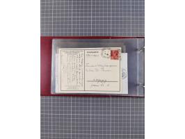 1925/35, kleine Sammlung Flaggenstempel “DSP HAMBURG-SÜDAMERIKA” mit ca. 90 Briefen, Karten und GSK, dabei u.a. zwei R-Briefe