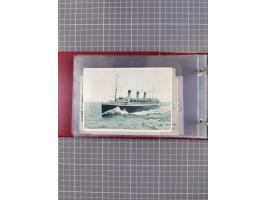 1925/35, kleine Sammlung Flaggenstempel “DSP HAMBURG-SÜDAMERIKA” mit ca. 90 Briefen, Karten und GSK, dabei u.a. zwei R-Briefe