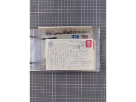 1925/35, kleine Sammlung Flaggenstempel “DSP HAMBURG-SÜDAMERIKA” mit ca. 90 Briefen, Karten und GSK, dabei u.a. zwei R-Briefe