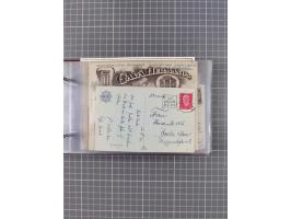 1925/35, kleine Sammlung Flaggenstempel “DSP HAMBURG-SÜDAMERIKA” mit ca. 90 Briefen, Karten und GSK, dabei u.a. zwei R-Briefe